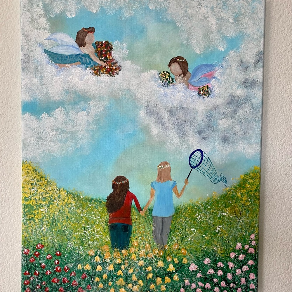 Guardian Angels painting-recreation